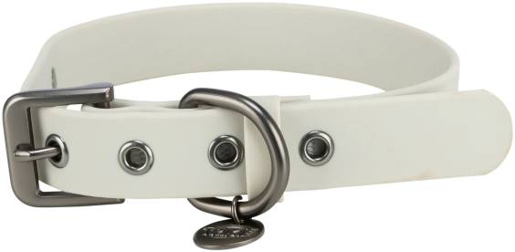 Collier hydrofuge et essuyable pour chien City Style gris