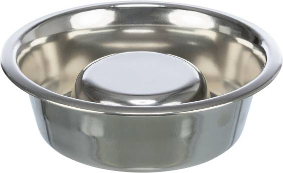 Gamelle anti-glouton inox compatible support gamelle pour chien
