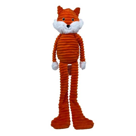 Grosse peluche XXL renard avec squeaker pour chien Bubimex