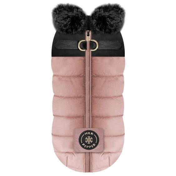Milk & Pepper Manteau doudoune harnais intégré fourrure synthétique AZELIE pour Chien