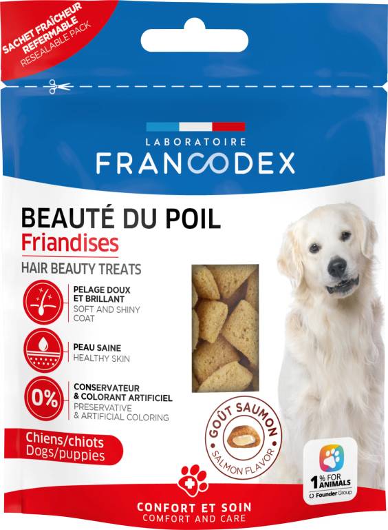 Friandises chien beauté des poils Francodex
