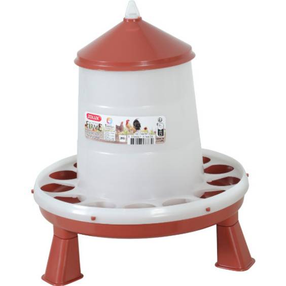 Mangeoire Silo sur pieds pour Poule