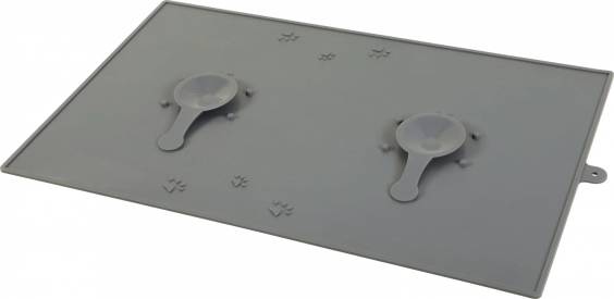 Tapis pour gamelle chien avec ventouse