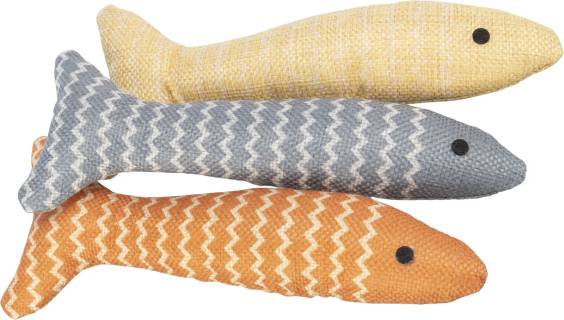 Jouet poisson pour chat avec catnip 20 cm