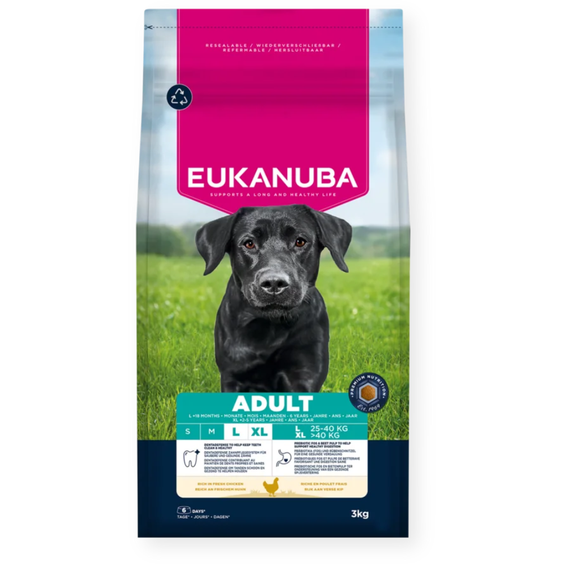 Eukanuba croquettes pour chien adulte de grande taille au poulet frais