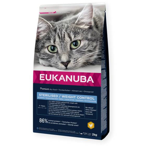 Eukanuba Croquettes pour chat stérilisé au poulet