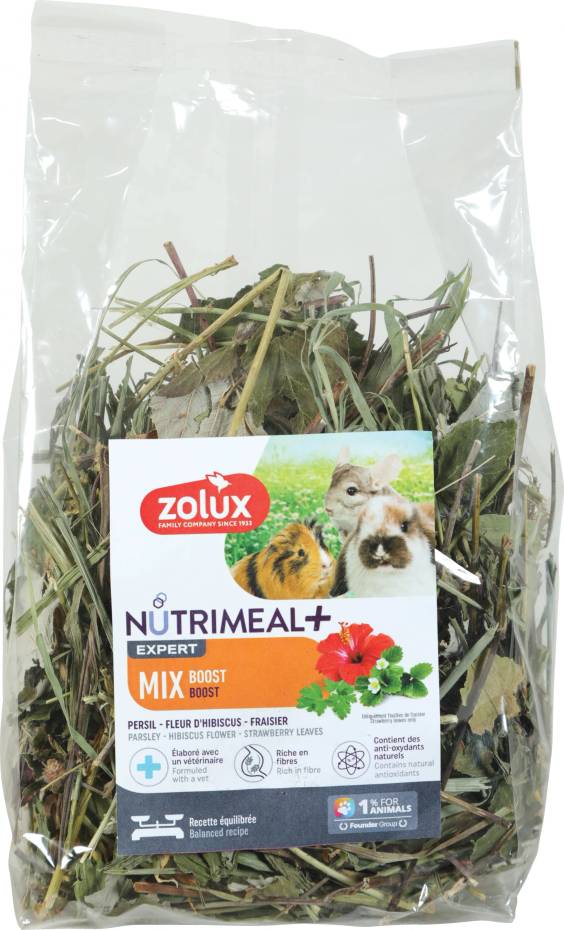 Mélange mix énergie pour lapin, cochon d'Inde et chinchilla