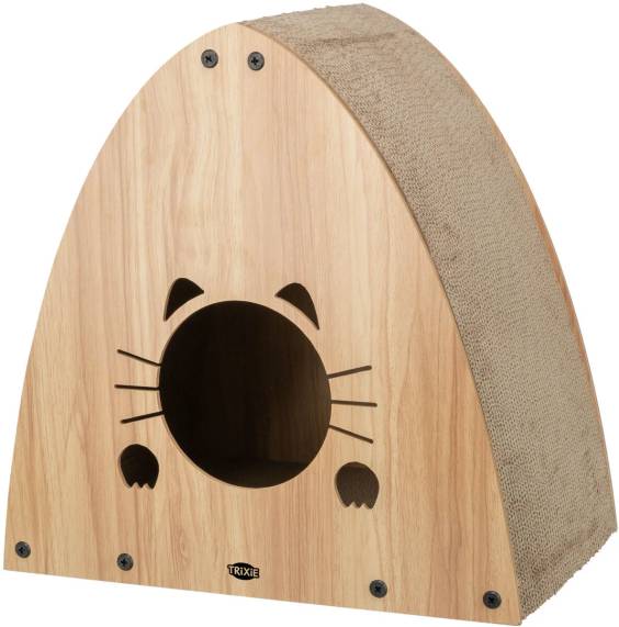 Maison Grattoir pour Chat avec Herbe à Chat