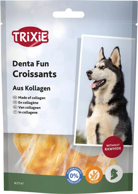 Friandises à mâcher Croissants au collagène et poulet pour Chien