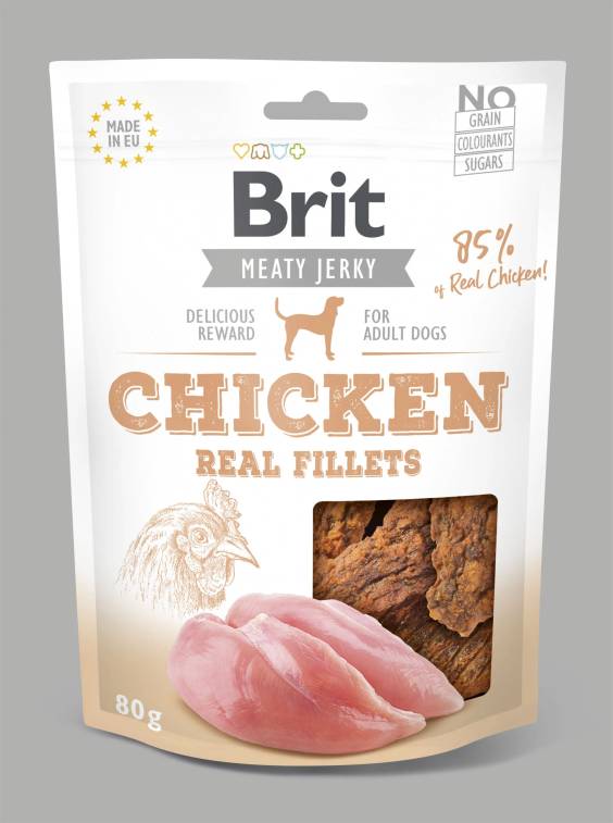 Filets Jerky Poulet : Friandises 100 % naturelles pour chiens