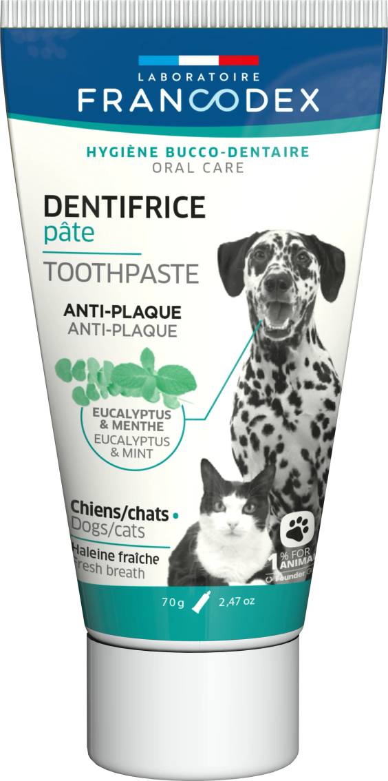 Dentifrice pâte pour chiens et chats Francodex