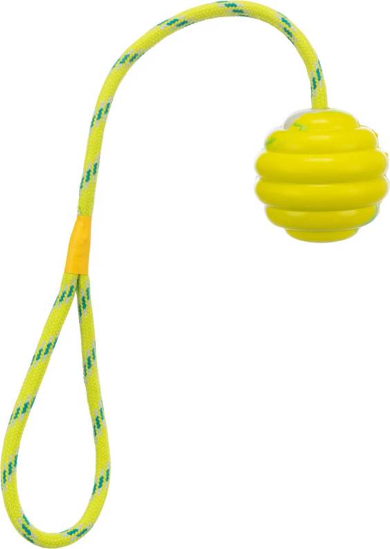 Lanceur de balle ondulée en caoutchouc 6 cm pour chien