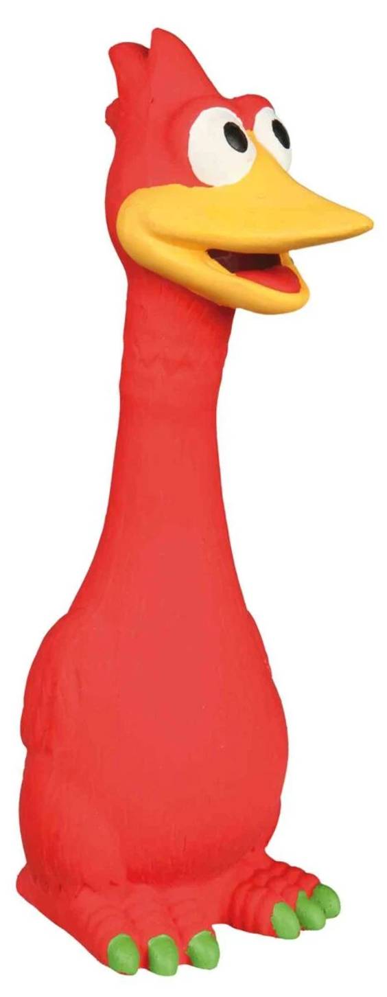 Jouet en latex oiseau pour chien