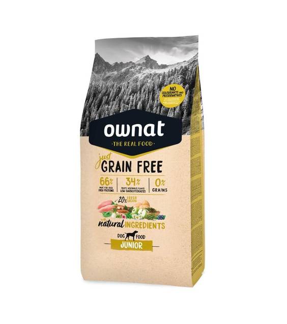 OWNAT croquettes Just Grain Free Junior Sans Céréales pour Chiots