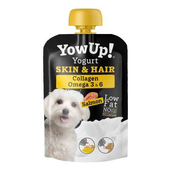YowUp! Yaourt Peau et Pelage au saumon pour chien