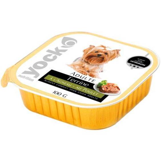 YOCK Nutrition Terrine à l'agneau et au poulet, chien adulte 100 g