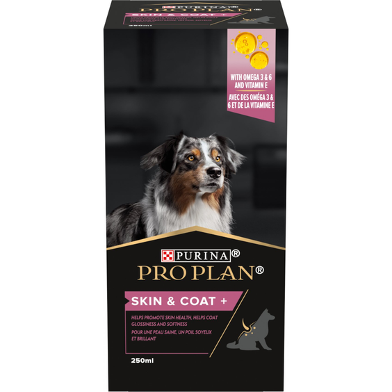 PRO PLAN Skin & Coat+ – Complément alimentaire pour peau et pelage pour Chien