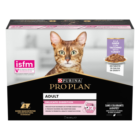 PRO PLAN Sachet fraîcheur pour chat Sterilised delicate dinde