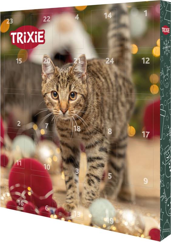 Calendrier de l’Avent pour chat 24 cases