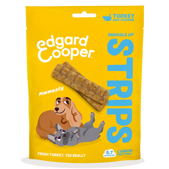 Edgard & Cooper Friandises sans céréales Stick à la dinde et au poulet 75 g pour Chien