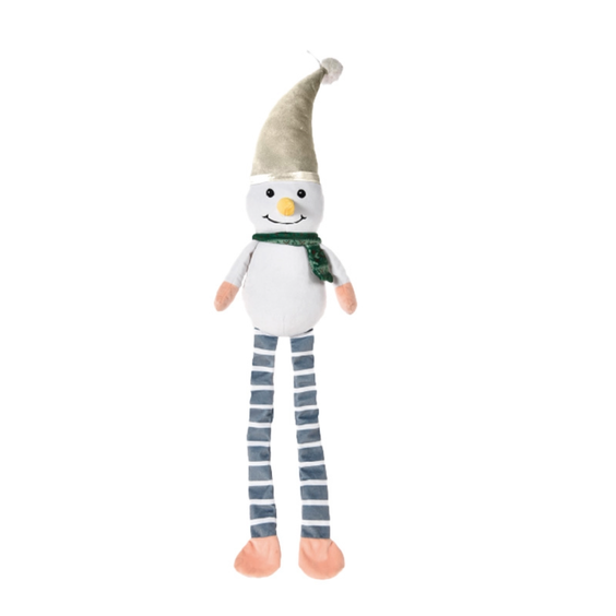 Peluche de Noël pour chien bonhomme de neige XXL 80cm Bubimex