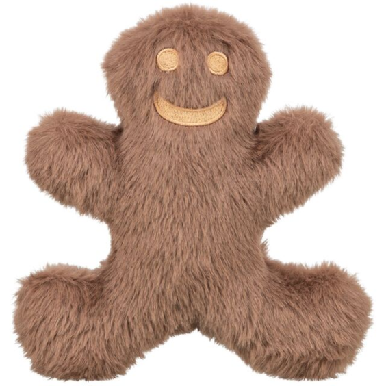 Peluche de Noël bonhomme pain d'épices pour chien