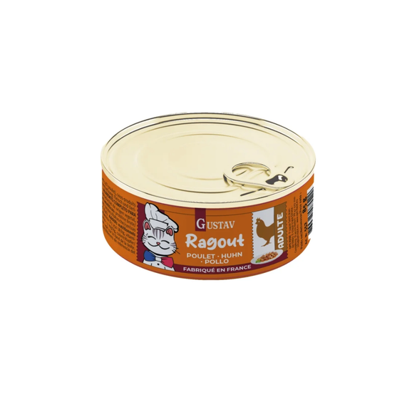 GUSTAV Pâtée pour chat en sauce Ragoût 85 g