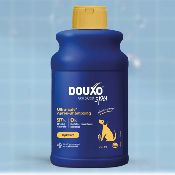 Après-shampoing hydratant hypoallergénique chien
