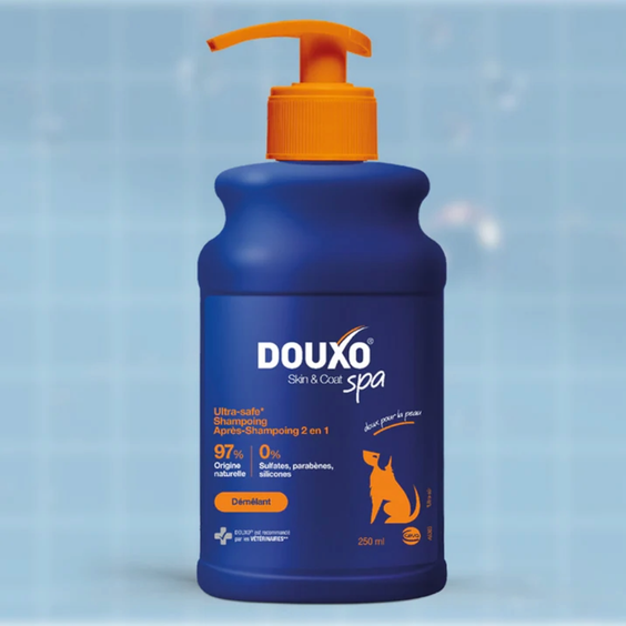 Shampoing et soin démêlant 2-en-1 pour chien