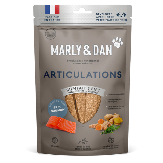 Barres à mâcher pour chien articulations