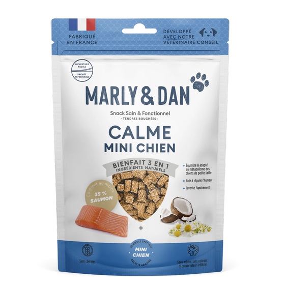 Friandises calme mini chien – bouchées anti stress