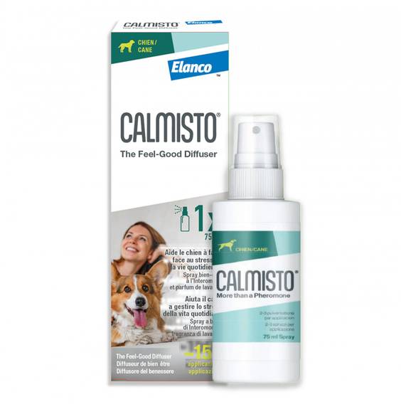 Spray anti-stress à l'intéromone de bien-être pour chien