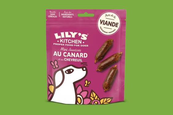 Lily’s Kitchen Mini saucisses de canard & chevreuil chien