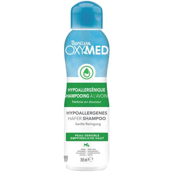 Tropiclean Shampoing hypoallergénique Oxymed pour chien