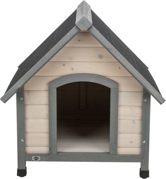 Trixie Niche pour chien Cottage en bois gris pour extérieur