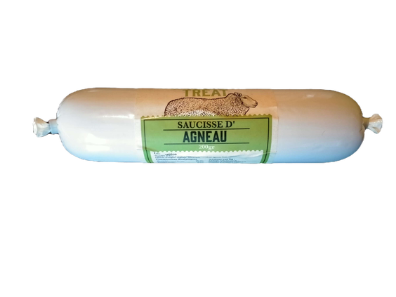 Saucisse AUTHENTIC TREAT à l'agneau pour chien