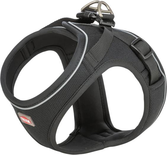 Harnais Premium UrbanVest noir pour chien