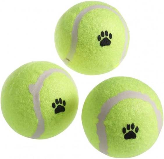 Jouet balle de tennis pour chien Mon Ami Luki