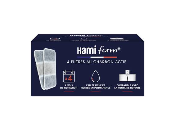 Filtre de rechange pour fontaine nomade Hami Form - Lot de 4 pour chat