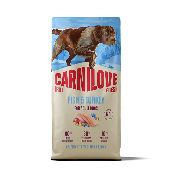 CARNILOVE True Fresh croquettes poisson et dinde pour chien