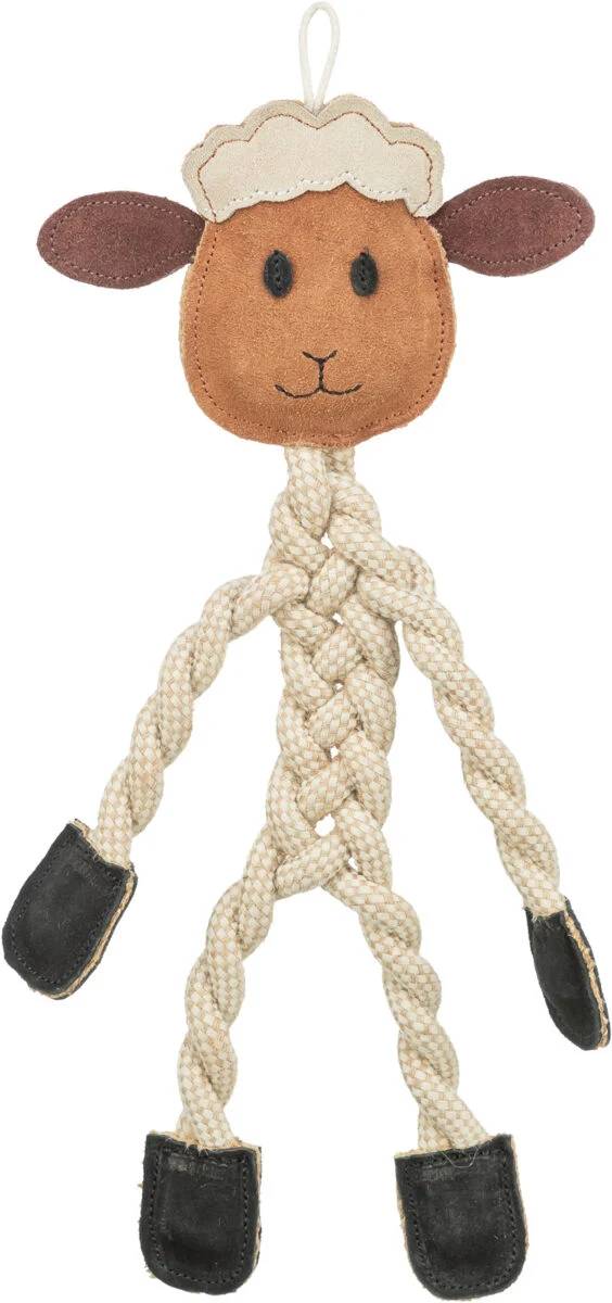 Jouet de corde à tirer Mouton silencieux pour chien Trixie