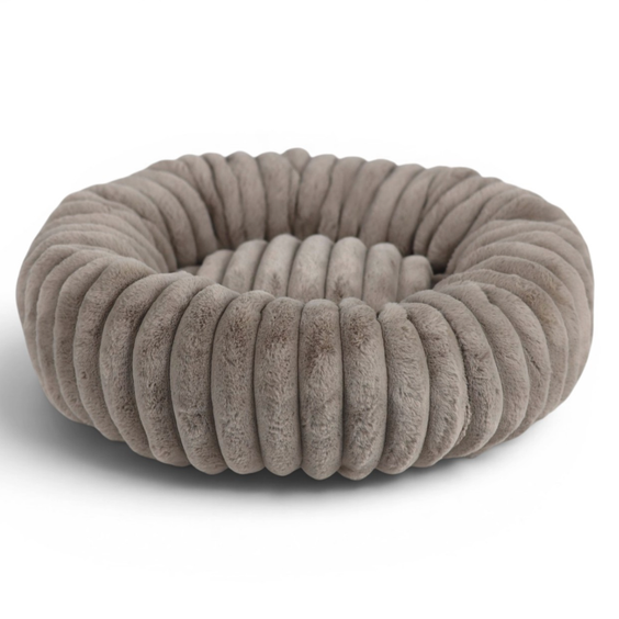 Panier rond MYSA taupe pour chien Mon Ami Luki