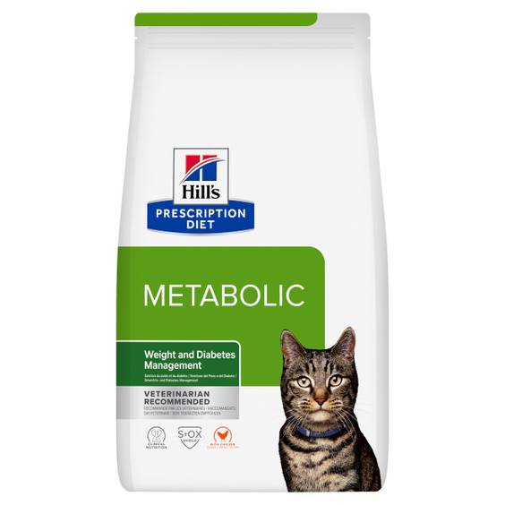 Hill's Prescription Diet Metabolic croquettes au poulet pour chat