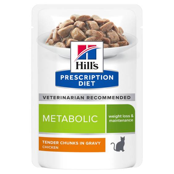 Hill's Prescription Diet Metabolic pâtée chat 12 x 85 g