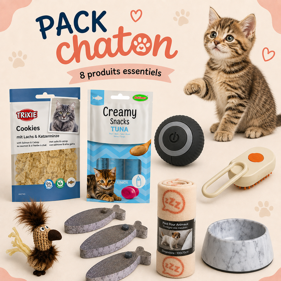 Pack chaton : tout pour commencer