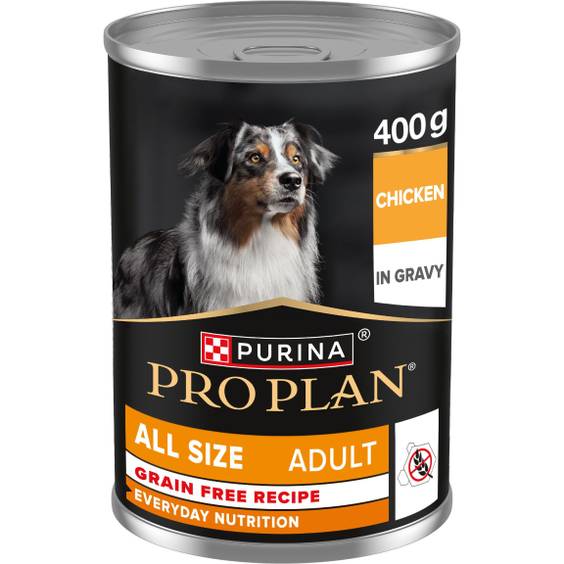 PRO PLAN chien poulet en sauce sans céréales boîte de 400 g