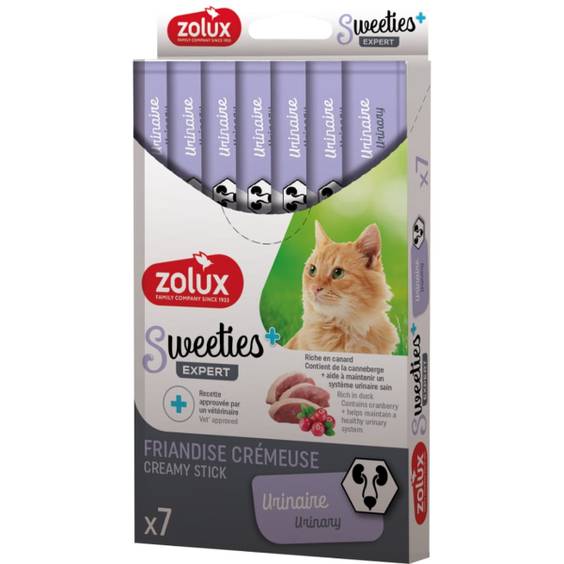Zolux Sweeties+ Urinaire, friandise crémeuse pour chat