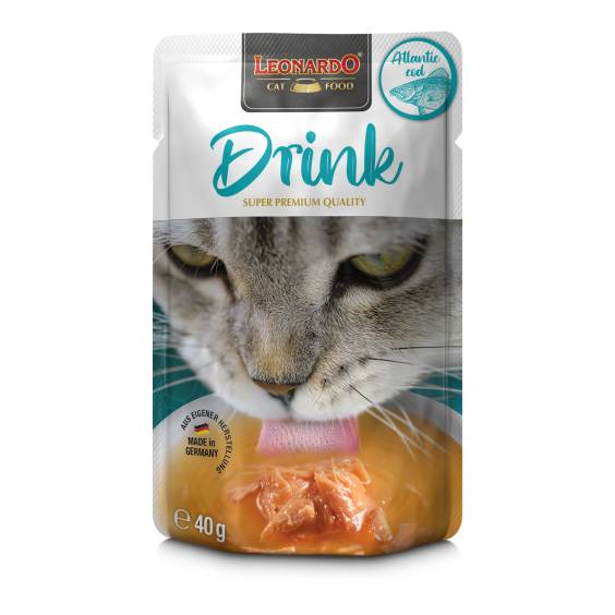 Leonardo Drink cabillaud Atlantique chat - sachet 40 g