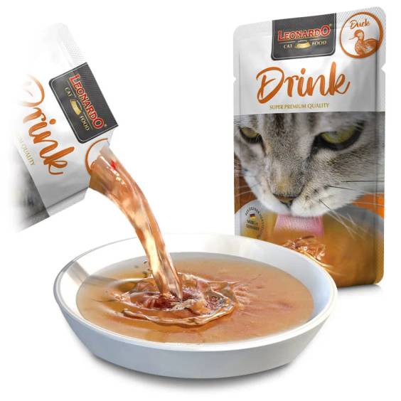 Leonardo Drink Canard pour chat - sachet individuel 40 g