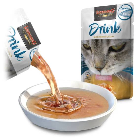 Leonardo Drink Saumon chat - sachet 40 g